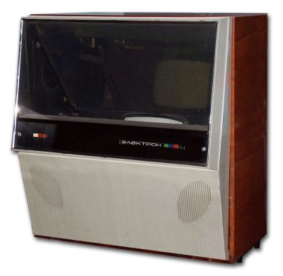 Цветная телевизионная приставка "Электрон-Ц".