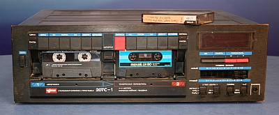 Кассетный магнитофон-приставка "Вильма-207С"